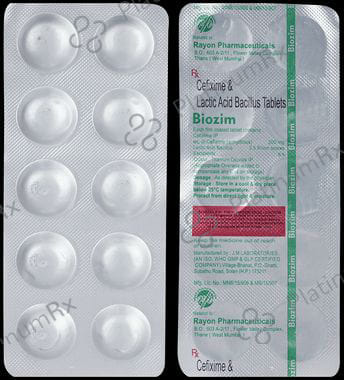 Biozim 200mg/2.5B Tablet 10s