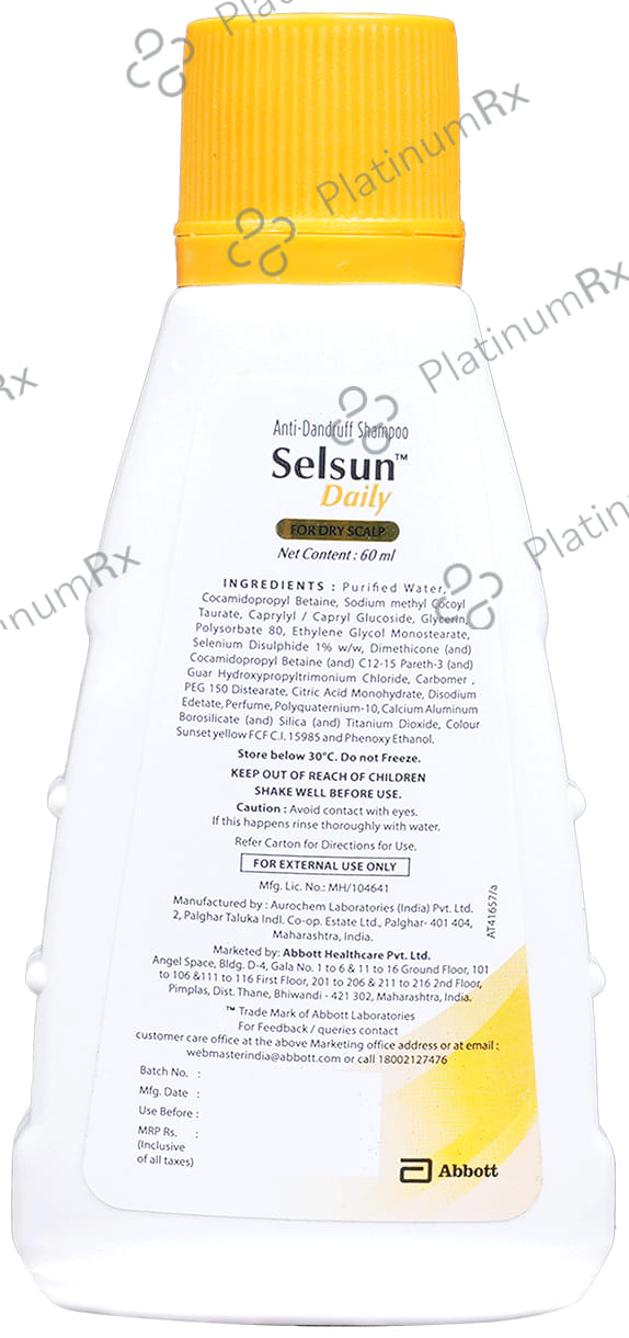 Selsun Daily Anti Dandruff Shampoo 60ml