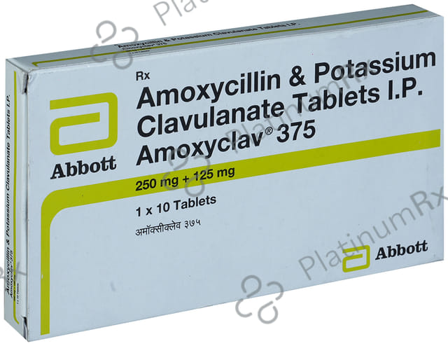 Amoxyclav 250/125mg Tablet 10s