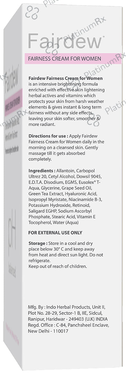 Fairdew Fairness Cream for Women