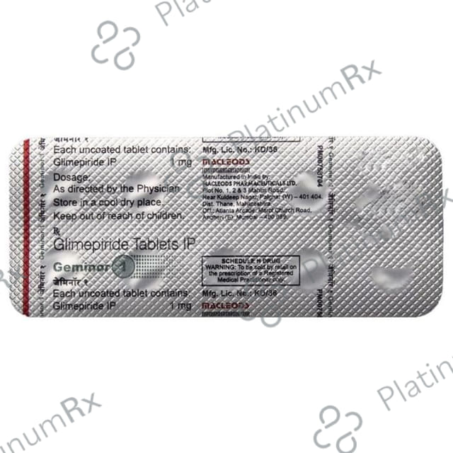 Geminor 1mg Tablet 10s