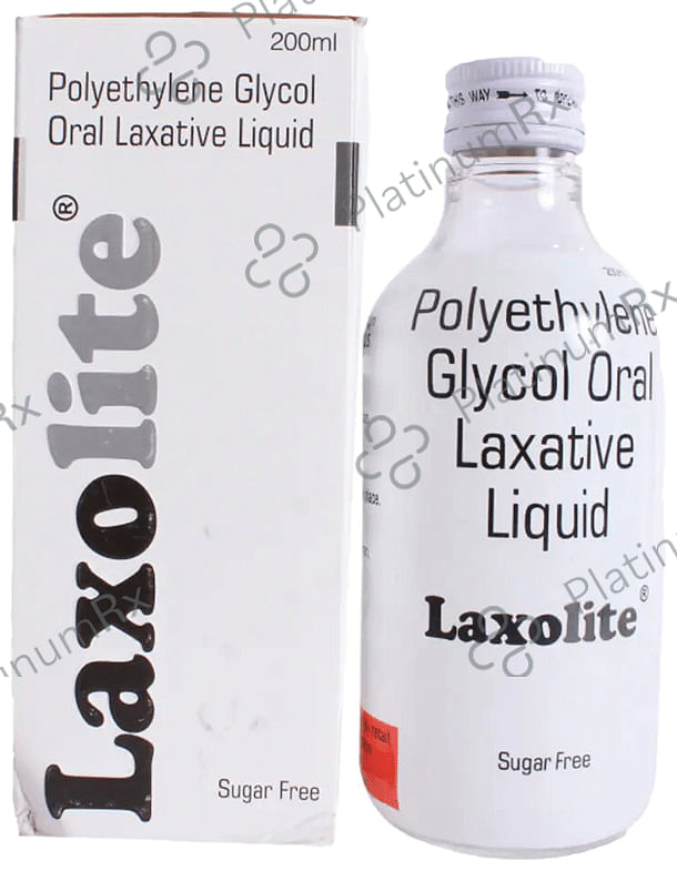Laxolite 10gm Oral Laxative Sugar Free Liquid 200ml