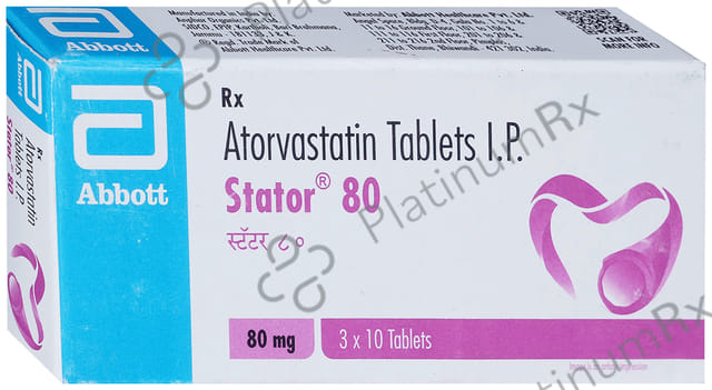 Stator 80mg Tablet 10s