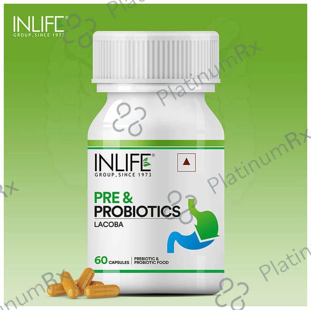 Inlife Pre and Probiotics for Gut Health - Capsule