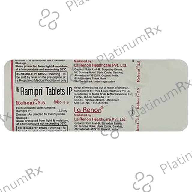 Rebeat 2.5mg Tablet