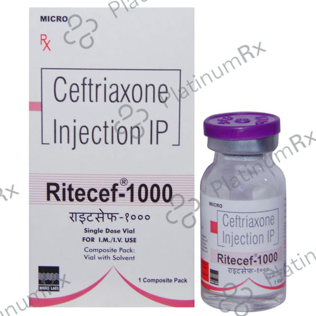Ritecef 1000mg Injection