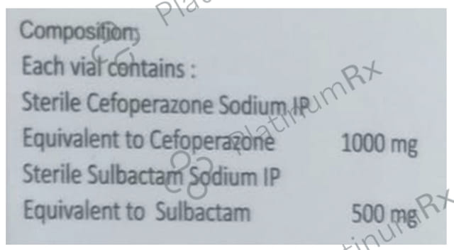 Cefopep 1000/500mg Injection 1s