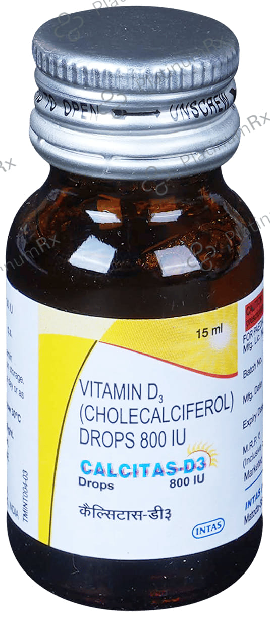 Calcitas D3 800IU Oral Drop 15ml