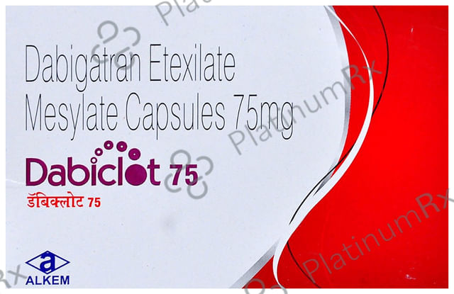 Dabiclot 75mg Capsule 10s