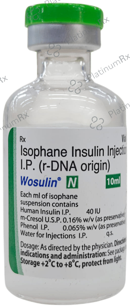 Wosulin N (40 IU/ml) Vial 1X10ml