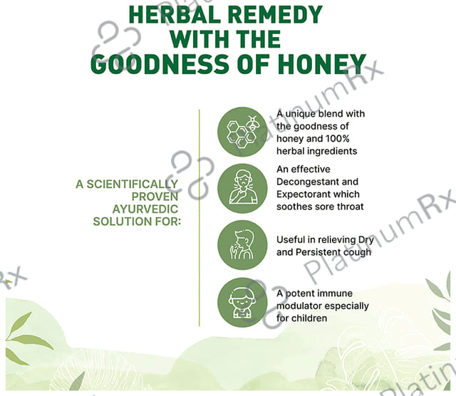 Pankajakasthuri Cough Syrup Honey 100ml