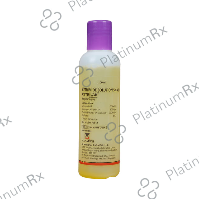 Cetrilak 5% Mild Solution 100ml