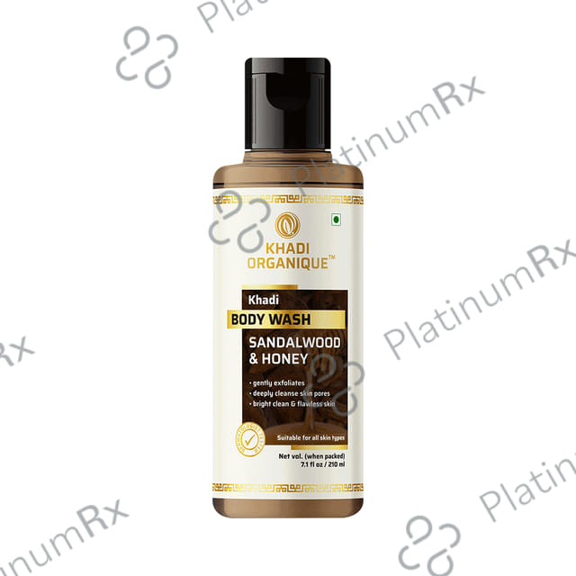 Khadi Organique Body Wash Sandalwood & Honey