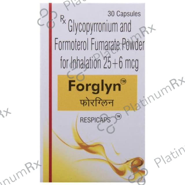 Forglyn 6mcg/0.025mg Respicap 10s