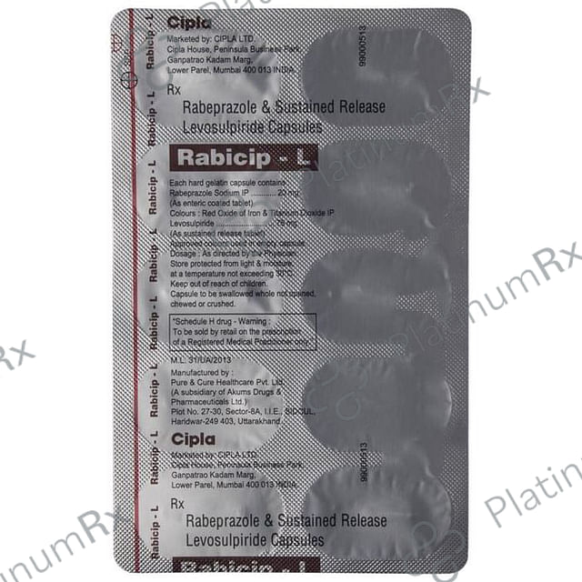 Rabicip L 75/20mg Capsule SR 10s