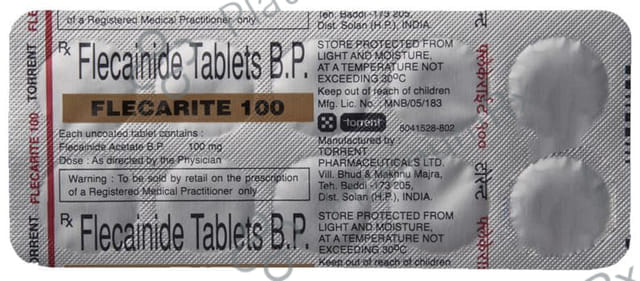Flecarite 100mg Tablet 10s