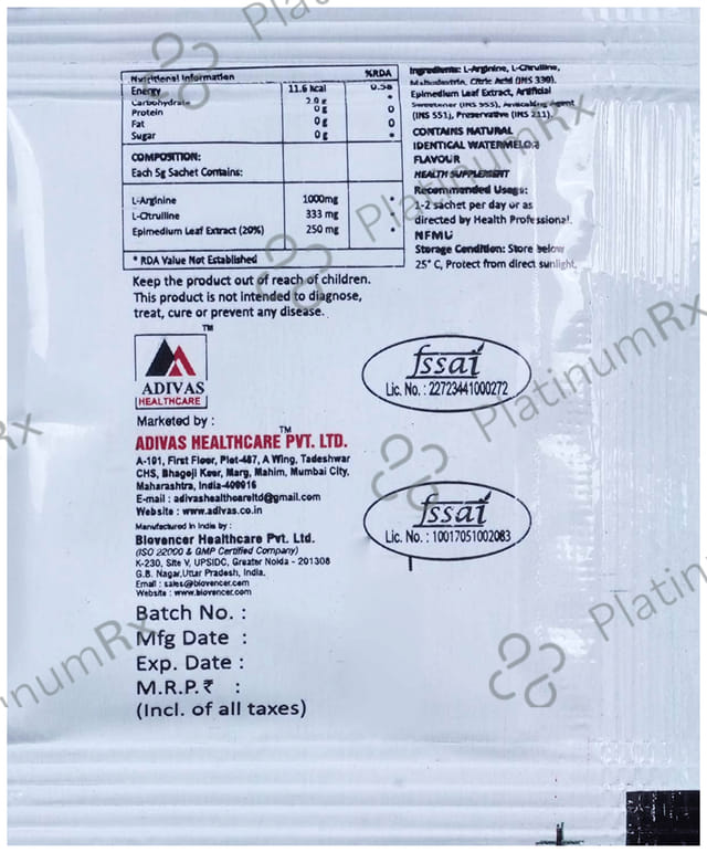Ediforce-E Sachet Sugar Free