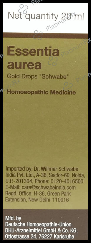 Dr Willmar Schwabe Germany Essentia Aurea Gold Drop