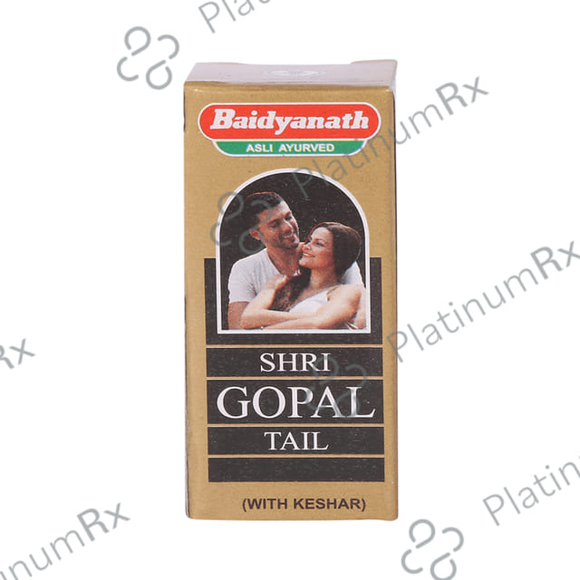 Baidyanath (Jhansi) Shri Gopal Tail (with Keshar) 10 ml