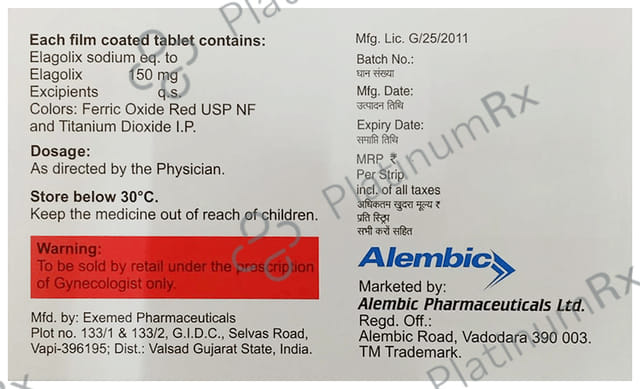 Unigolix 150mg Tablet 10s