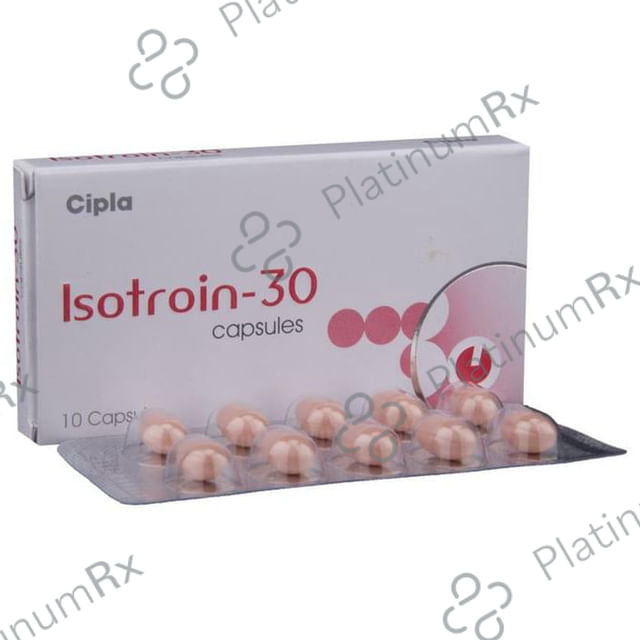 Isotroin 30mg Capsule 10s