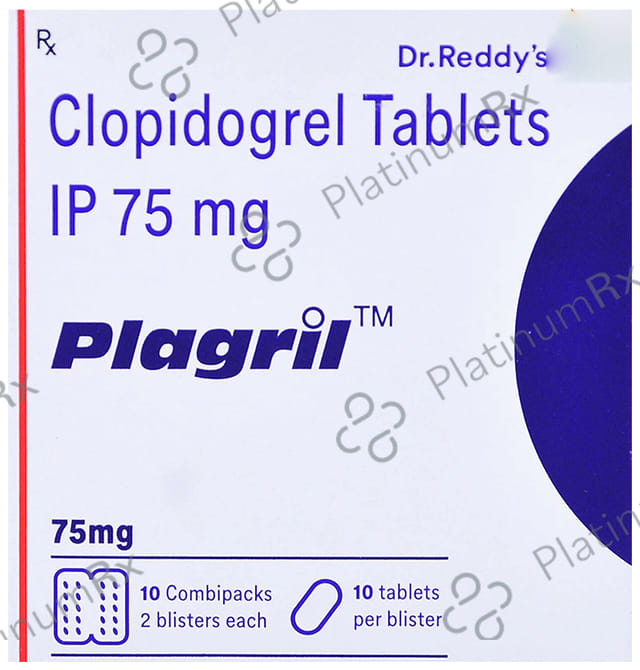 Plagril 75mg Tablet 10s