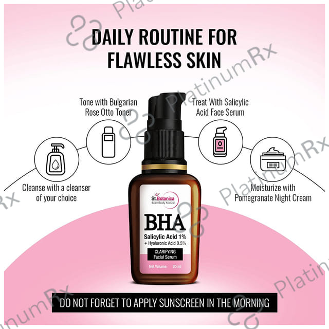 St.Botanica BHA Salicylic Acid 2% + Hyaluronic Acid 1% Clarifying Facial Serum