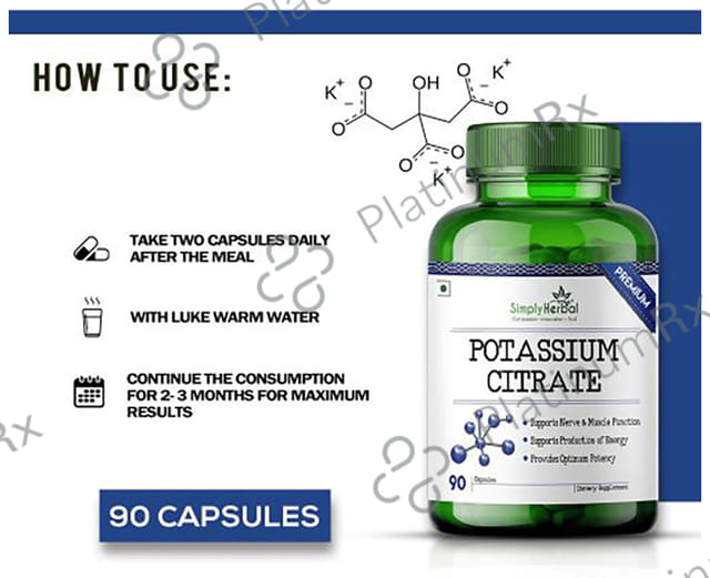 Simply Herbal Potassium Citrate Capsule