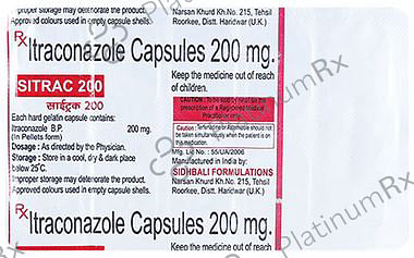 Sitrac 200mg Capsule 10s