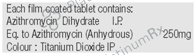 Aizothrin 250mg Tablet 6s