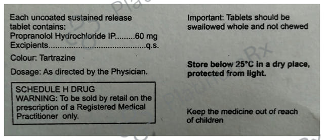 Migrabeta TR 60mg Tablet 10s