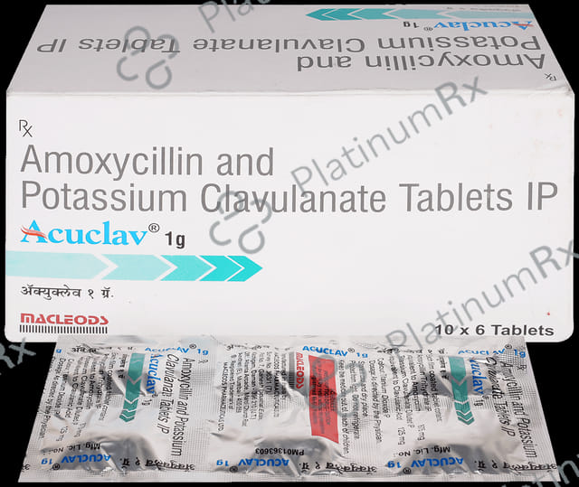 Acuclav 1000mg Tablet 10s
