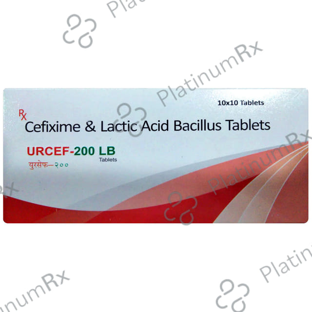 Urcef LB 200mg Tablet