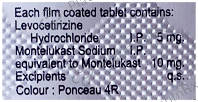 Asthamon L 5/10mg Tablet 10s