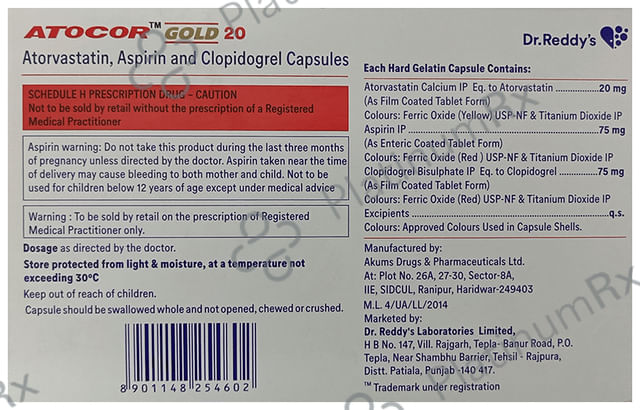 Atocor Gold 20 Capsule