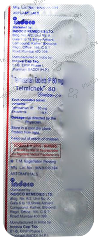 Telmichek 80 Tablet