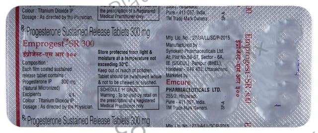 Emprogest SR 300 Tablet