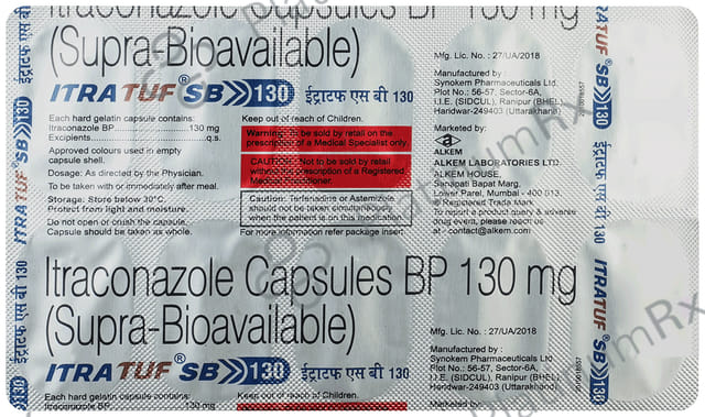 Itratuf SB 130mg Capsule 10s