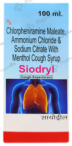 Siodryl Syrup 100 Syrup Indo Asian Pharma