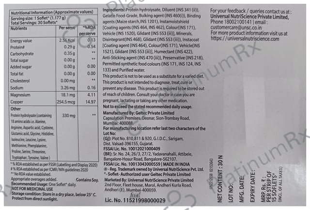 Aminofit Protein Hydrolysate with Mineral Softlets