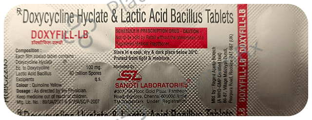 Doxyfill LB 100mg Tablet 10s