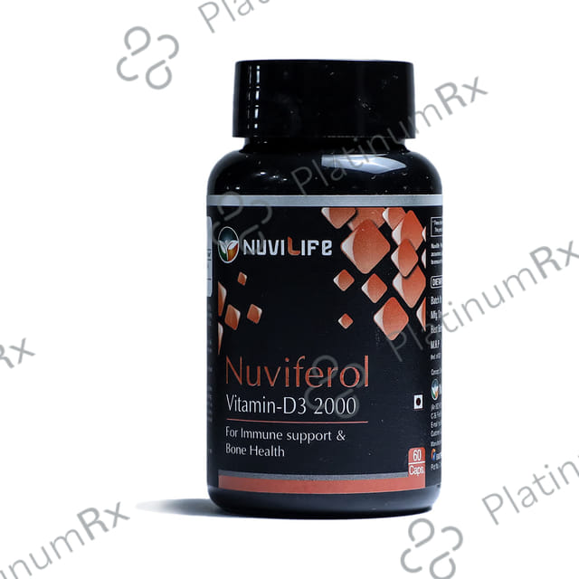 Nuvilife NuviFerol Vitamin D3 Capsule 60 Soft Gelatin Capsule