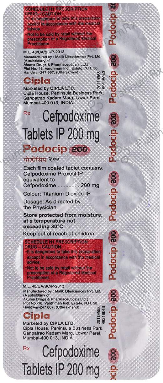 Podocip 200mg Tablet 10s