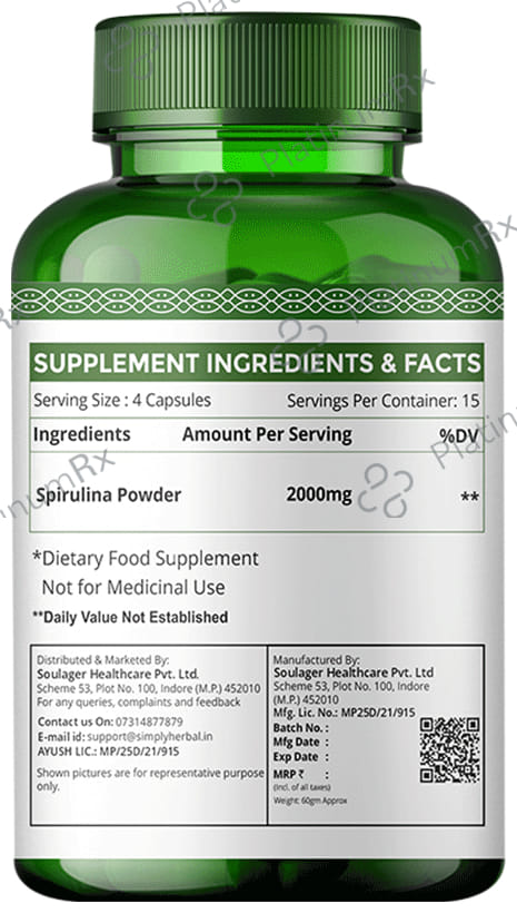 Simply Herbal Spirulina Capsule