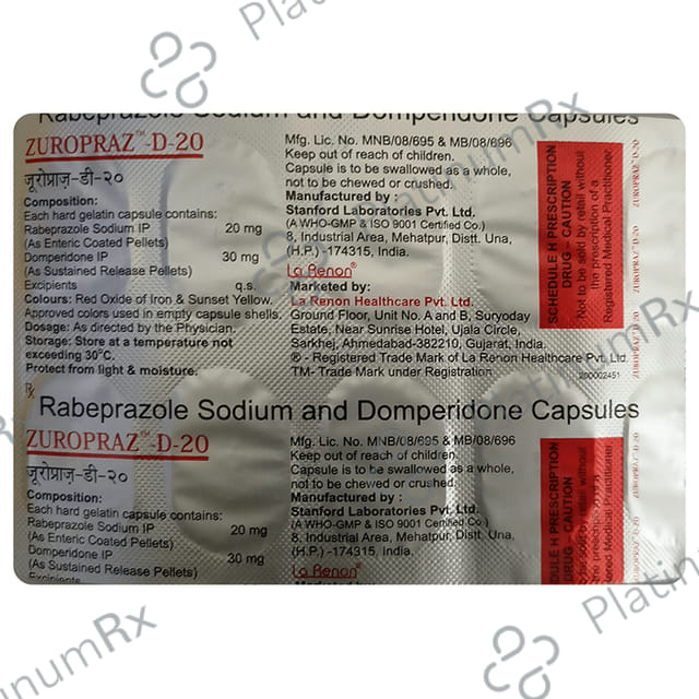 Zuropraz D 30/20mg Capsule SR 10s