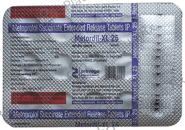Metordil XL 25mg Tablet 15s