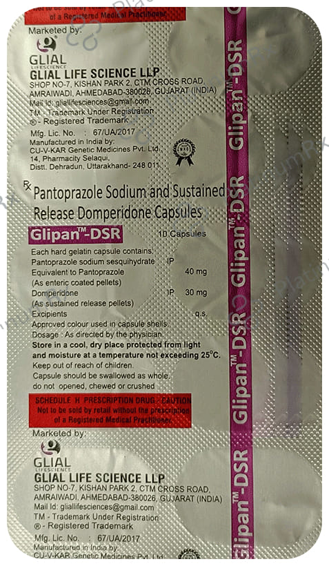 Glipan DSR 30/40mg Capsule 10s
