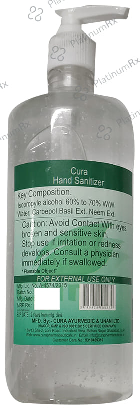 Cura Hand Sanitizer 500 ml