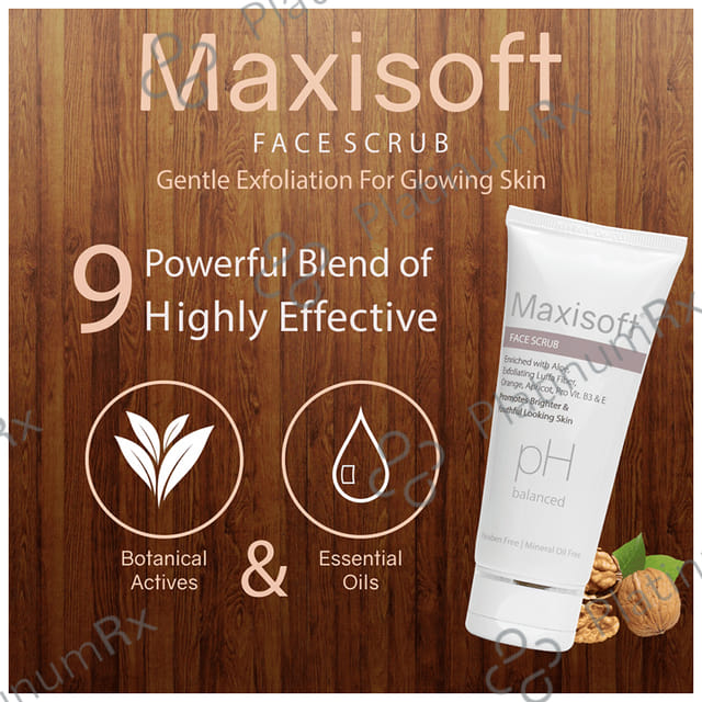 Maxisoft Face Scrub (100gm Each) 4 Tubes