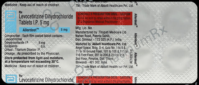 Allerdest 5mg Tablet 10s